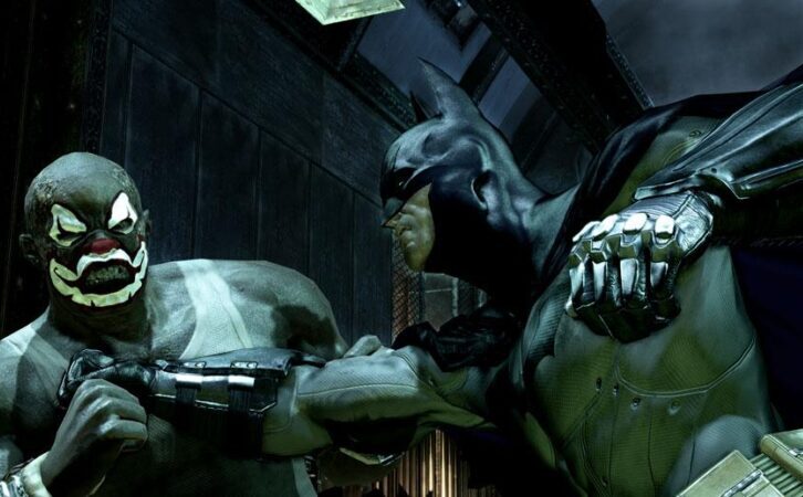 ゲーム画面 Batman: Arkham Asylum、Unreal Engine3 「パンチの効いたゲーム」